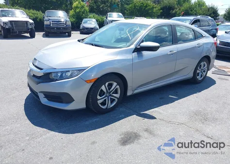 2018 Honda Civic Lx из США, поврежденный, VIN 19XFC2F53JE033406